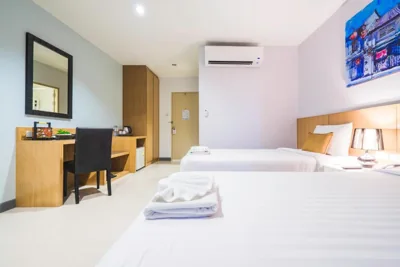 デラックスツインルーム — Vapa Hotel